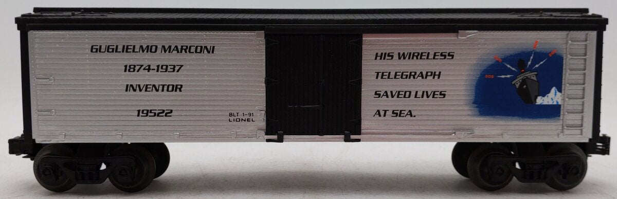 Lionel 6-19522 O Gauge Gugliemo Marconi Woodside Refrigerator Car EX/Box