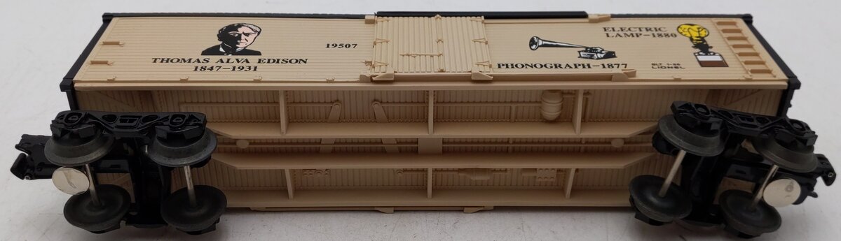 Lionel 6-19507 O Gauge Thomas Edison Famous Inventors Refrigerator Car EX/Box