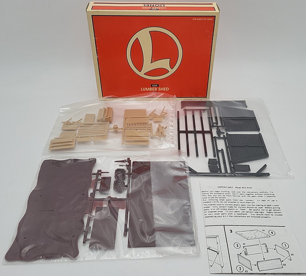 Lionel 6-12705 O And 027 Scale Lumber Shed Building Kit LN/Box