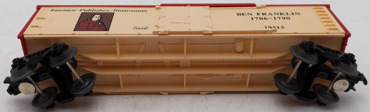Lionel 6-19513 O Gauge Benjamin Franklin Reefer Car EX/Box