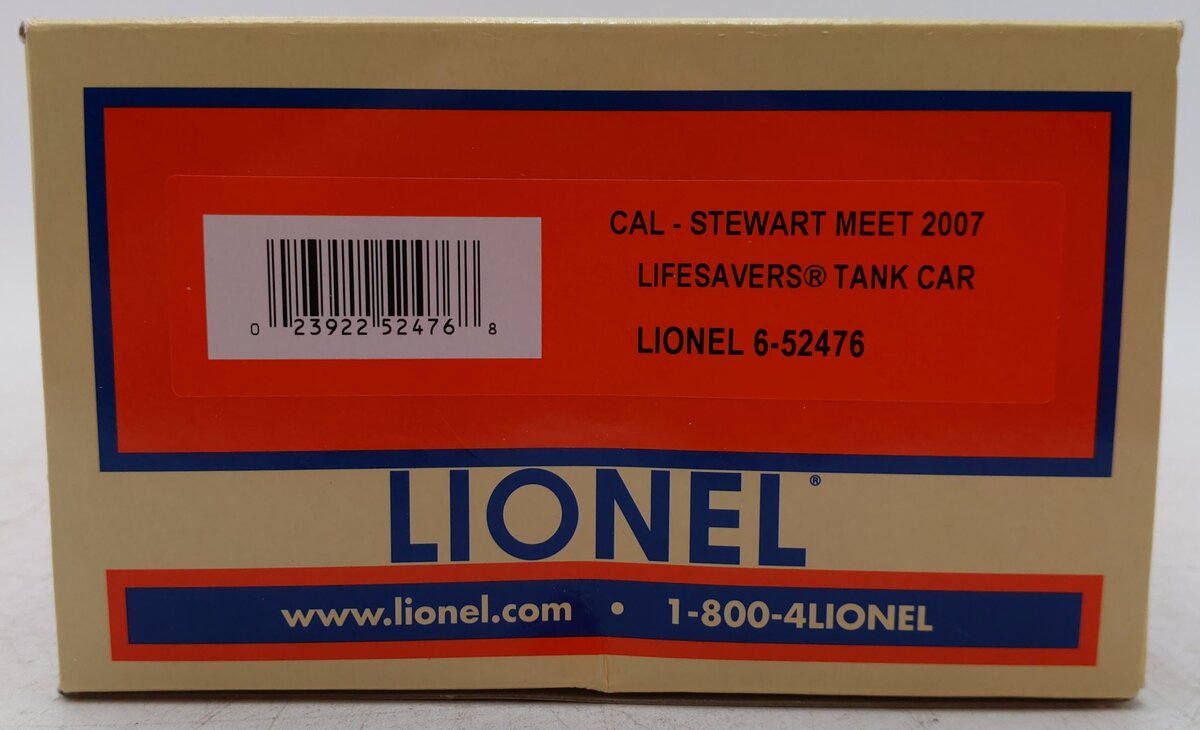 Lionel 6-52476 O Gauge Lifesaver Tank Car EX/Box