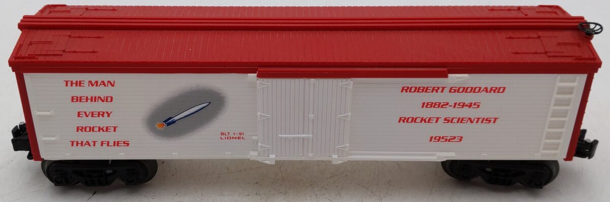 Lionel 6-19523 O Gauge Dr. Robert Goddard Refrigerator Car EX/Box
