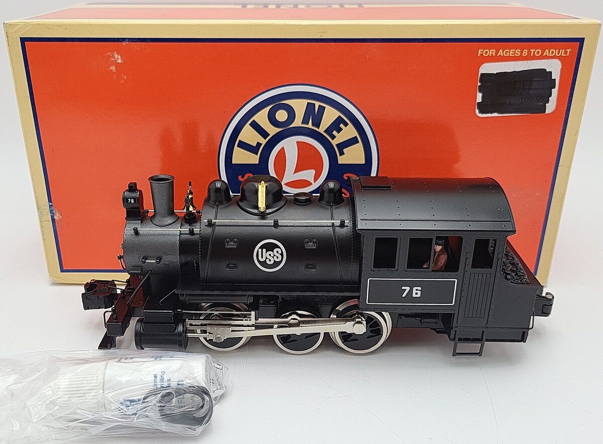 Lionel 6-28676 O Gauge U.S. Steel 0-6-0 Dockside Steam Switcher #76 LN/Box
