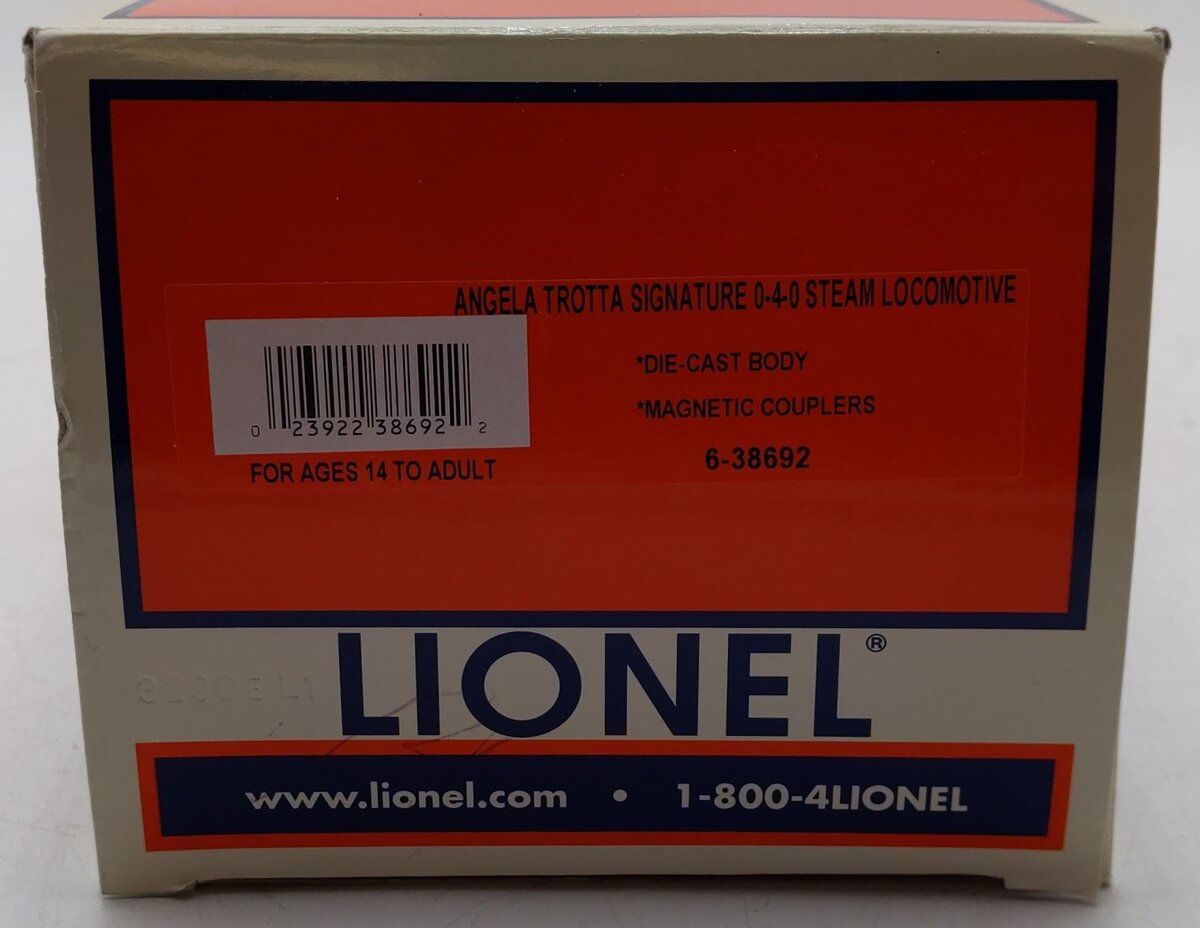 Lionel 6-38692 O Gauge Angela Trotta Thomas 0-4-0 Steam Locomotive and Tender EX/Box