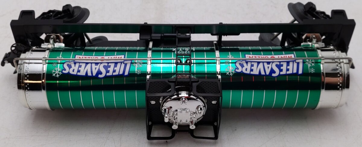 Lionel 6-52591 O Gauge Cal-Stewart Meet 2011 Wint O Green Lifesavers Tank Car EX/Box