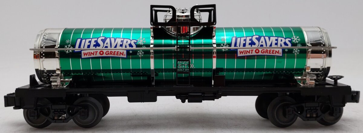 Lionel 6-52591 O Gauge Cal-Stewart Meet 2011 Wint O Green Lifesavers Tank Car EX/Box