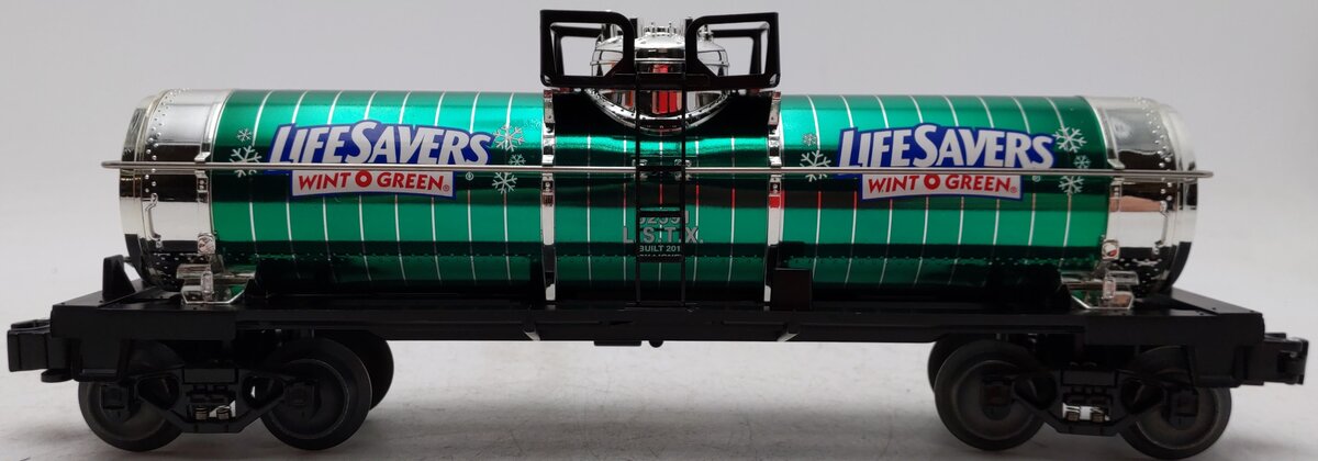 Lionel 6-52591 O Gauge Cal-Stewart Meet 2011 Wint O Green Lifesavers Tank Car EX/Box