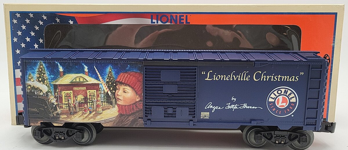 Lionel 6-82699 O Gauge Angela Trotta Thomas Lionelville Christmas Boxcar LN/Box