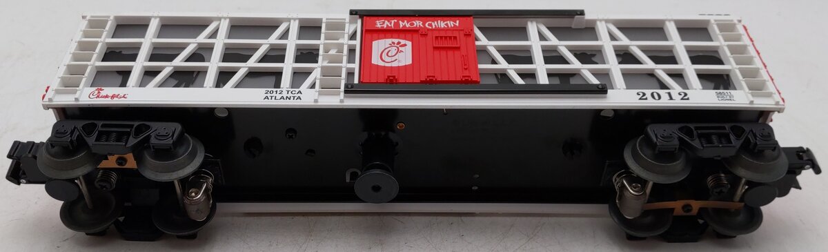 Lionel 6-58511 O Gauge Chick-Fil-A Operating Car TCA Convention Car #2012 EX/Box