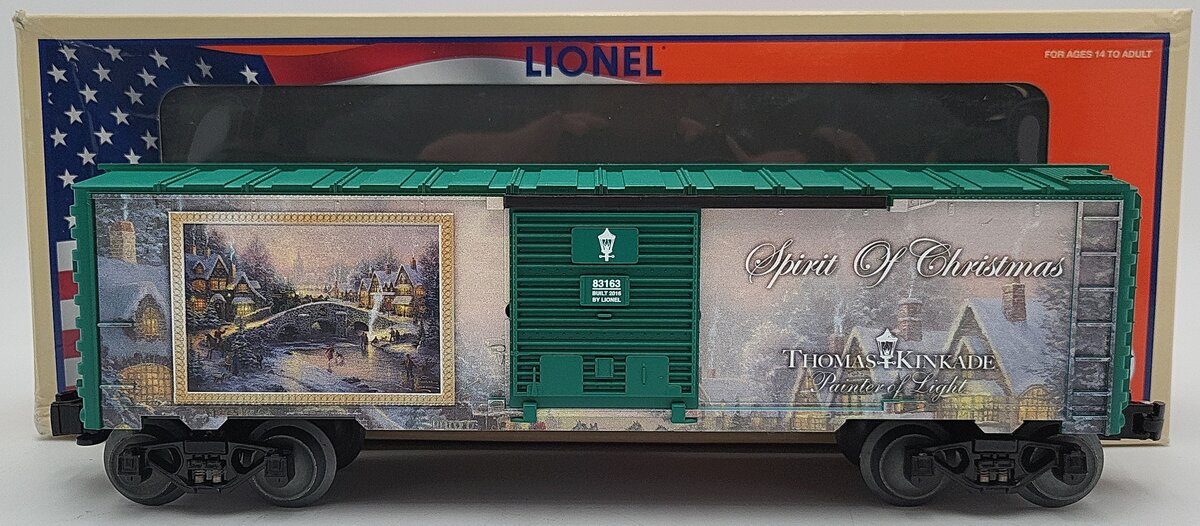 Lionel 6-83163 O Kinkade Christmas Boxcar LN/Box