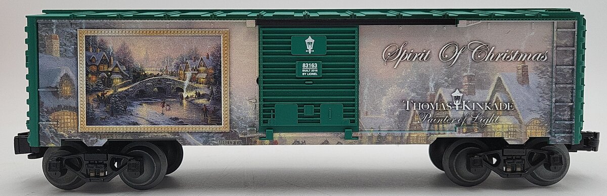Lionel 6-83163 O Kinkade Christmas Boxcar LN/Box