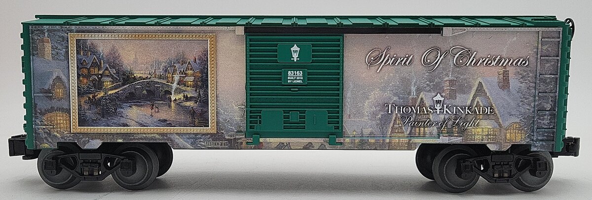 Lionel 6-83163 O Kinkade Christmas Boxcar LN/Box