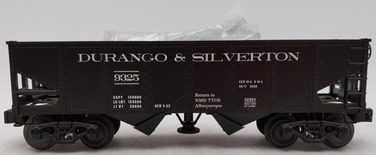 Lionel 6-52264 O Gauge Durango and Silverton Operating Hopper w/Coal Load EX/Box