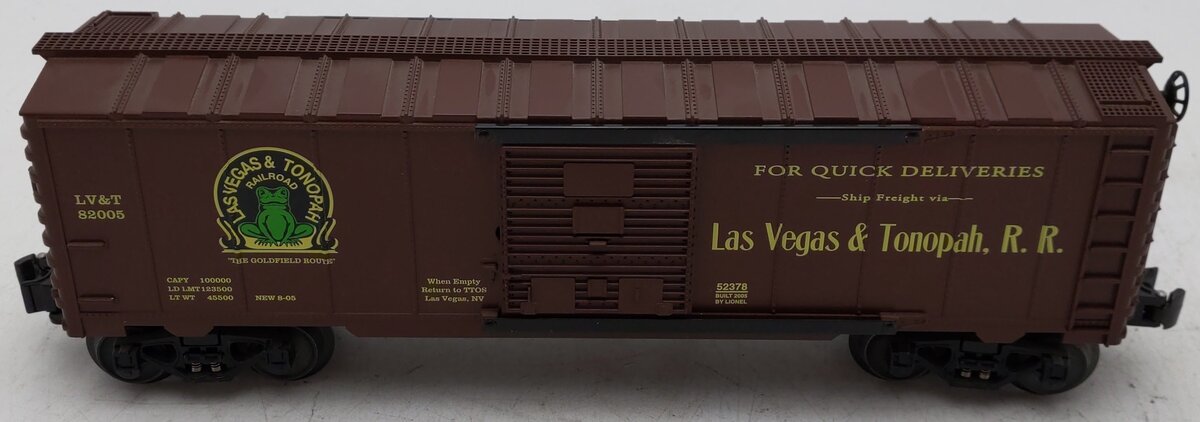 Lionel 6-52378 O Gauge Las Vegas & Tonopah TTOS 2005 Boxcar #82005 EX/Box