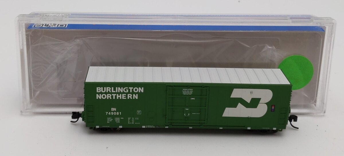 Wheels of Time 61001 N 50' Burlington Northern Insulated Box Car #749081 LN/Box