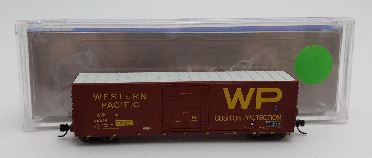 Wheels of Time 61022 N Scale Western Pacific PC&F 50' XLI Boxcar #68226 LN/Box