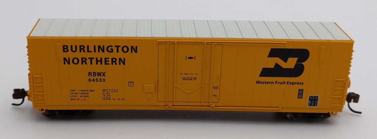 Wheels of Time 61080 N Burlington Northern 50' Insulated Boxcar #64533 LN/Box