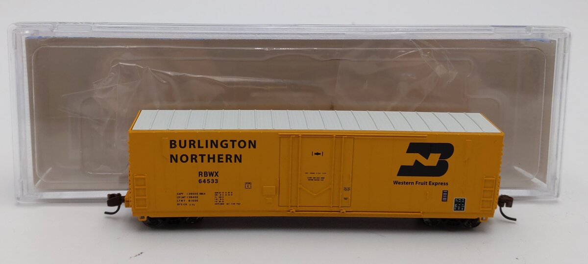 Wheels of Time 61080 N Burlington Northern 50' Insulated Boxcar #64533 LN/Box