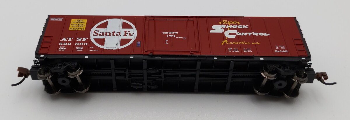 Wheels of Time 61111 N Scale ATSF 50' Insulated Boxcar #522300 LN/Box