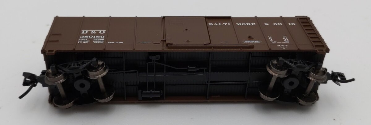 Fox Valley Models 90301 N Scale Baltimore & Ohio 40' Wagon Top Boxcar #530180 LN/Box