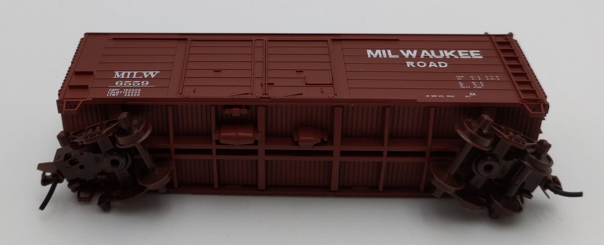Fox Valley Models 90163 N 40' Milwaukee Double Door Rib-Sided Boxcar #6559 EX/Box