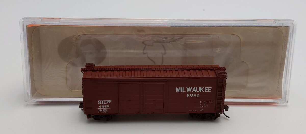 Fox Valley Models 90163 N 40' Milwaukee Double Door Rib-Sided Boxcar #6559 EX/Box