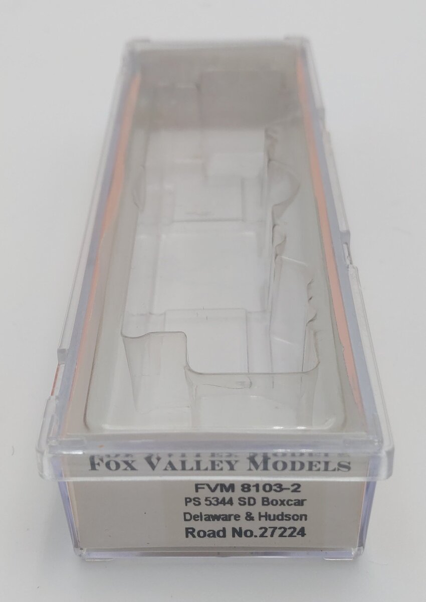 Fox Valley Models 8103-2 N Delaware & Hudson Single Door Boxcar #27224 LN/Box