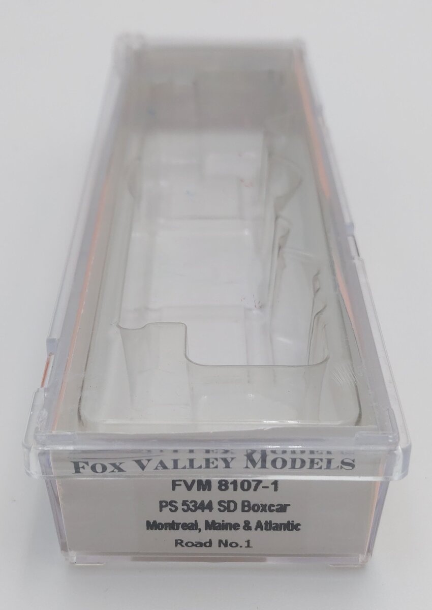 Fox Valley Models 8107-1 N Scale Montreal Maine & Atlantic PS 5344 SD Boxcar #1 LN/Box