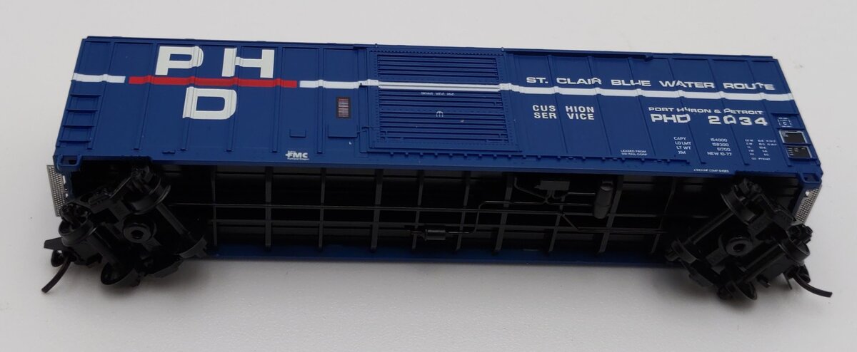 Fox Valley Models 8001-4 N Scale Port Huron & Detroit FMC 5347 Boxcar #2034 LN/Box