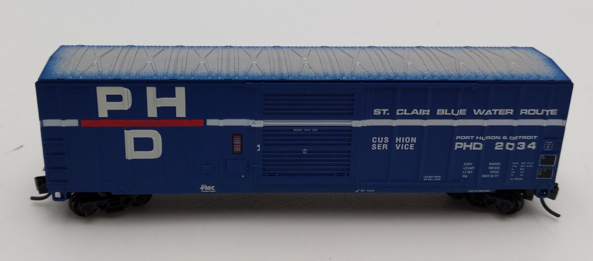 Fox Valley Models 8001-4 N Scale Port Huron & Detroit FMC 5347 Boxcar #2034 LN/Box