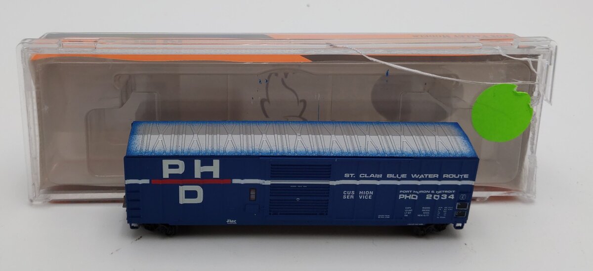 Fox Valley Models 8001-4 N Scale Port Huron & Detroit FMC 5347 Boxcar #2034 LN/Box