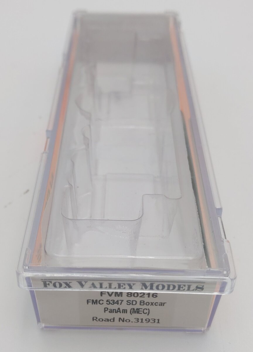 Fox Valley Models 80216 N PanAm FMC 5347 SD Boxcar #31931