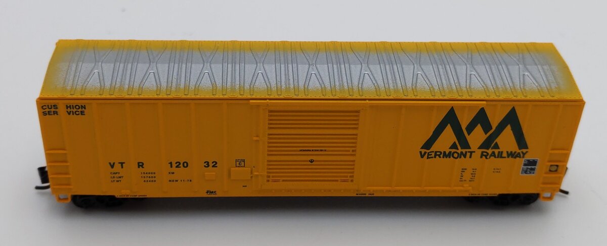 Fox Valley Models 8013-3 N Scale Vermont Railway FMC 5347 SD Boxcar #12032 LN/Box