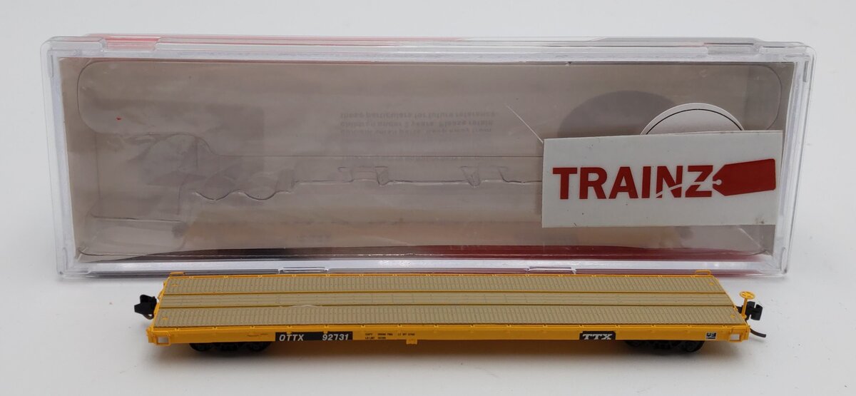 InterMountain N Scale 66412-09 TTX 60' Flatcar #92731 LN/Box