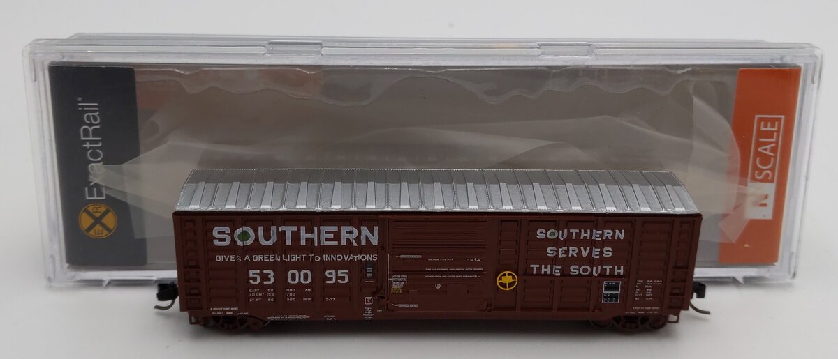 ExactRail EN-50409-2 N Southern P-S 5277 Waffle Boxcar #530095 LN/Box