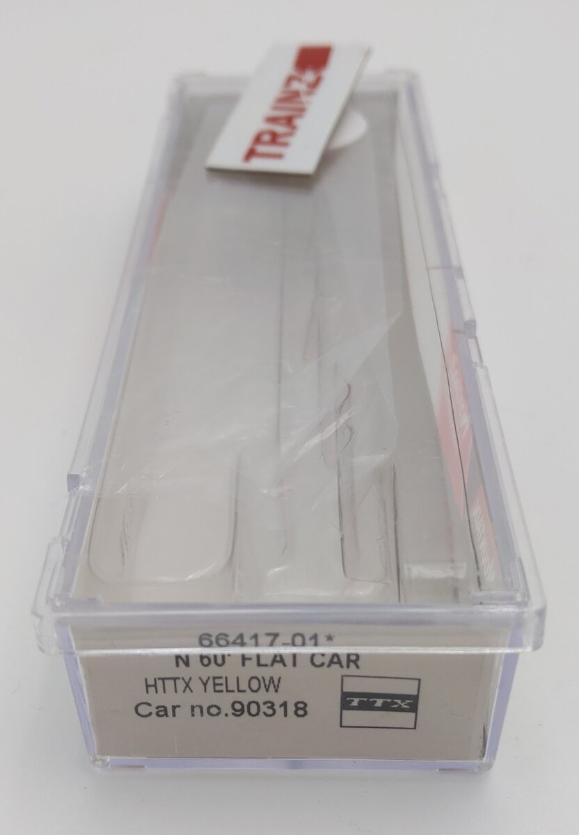 InterMountain 66417-01 N Scale HTTX 60' Flatcar #90318 LN/Box