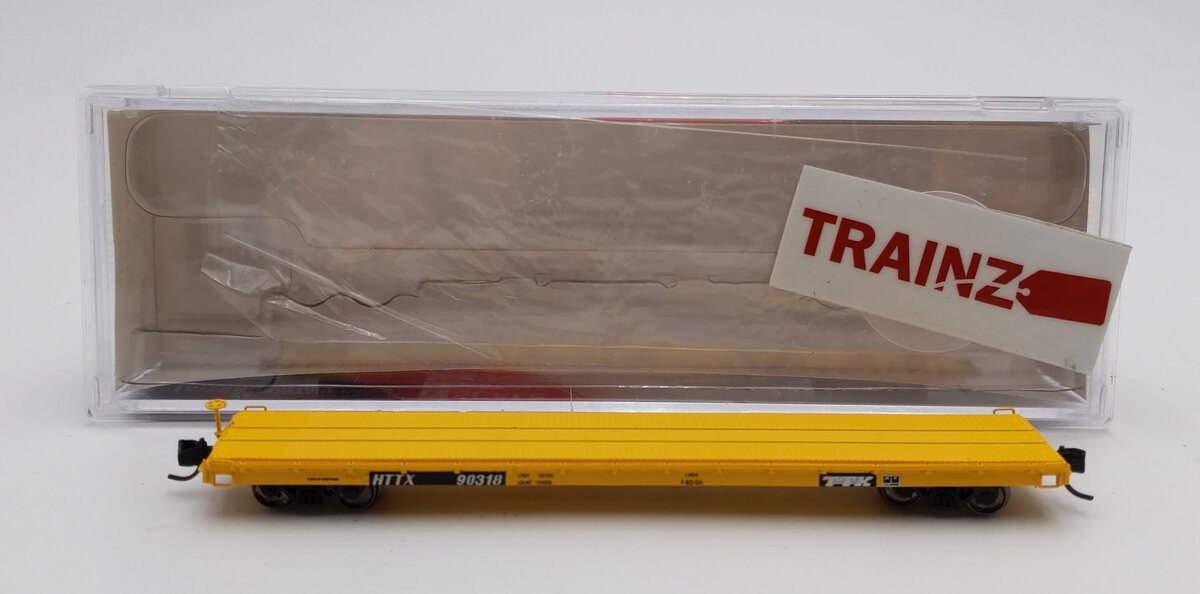 InterMountain 66417-01 N Scale HTTX 60' Flatcar #90318 LN/Box