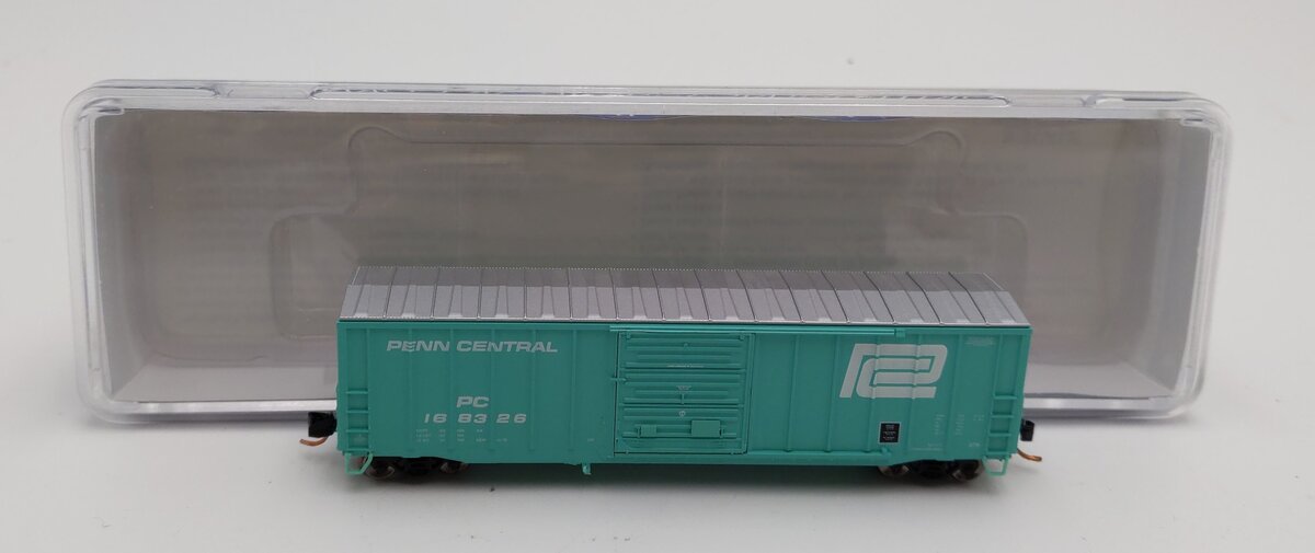 NARC 9602-1 N Scale Penn Central 5077 Pullman Standard Boxcar #168326 LN/Box