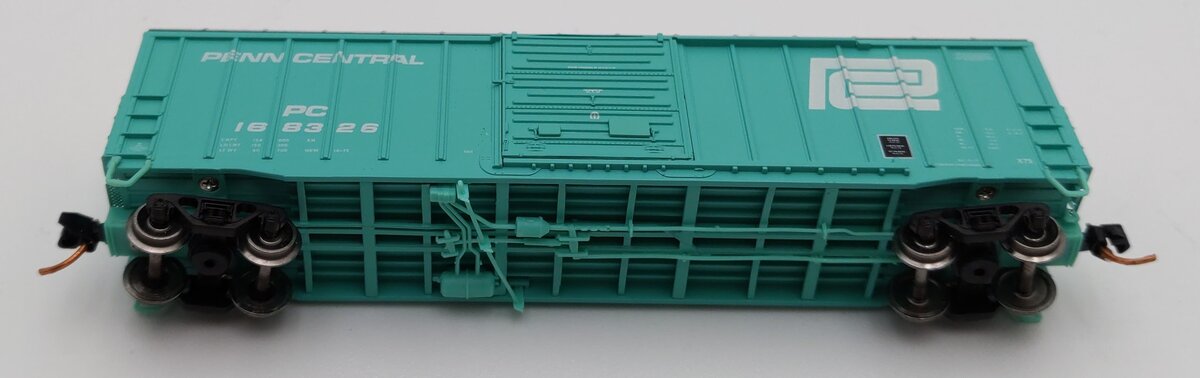 NARC 9602-1 N Scale Penn Central 5077 Pullman Standard Boxcar #168326 LN/Box