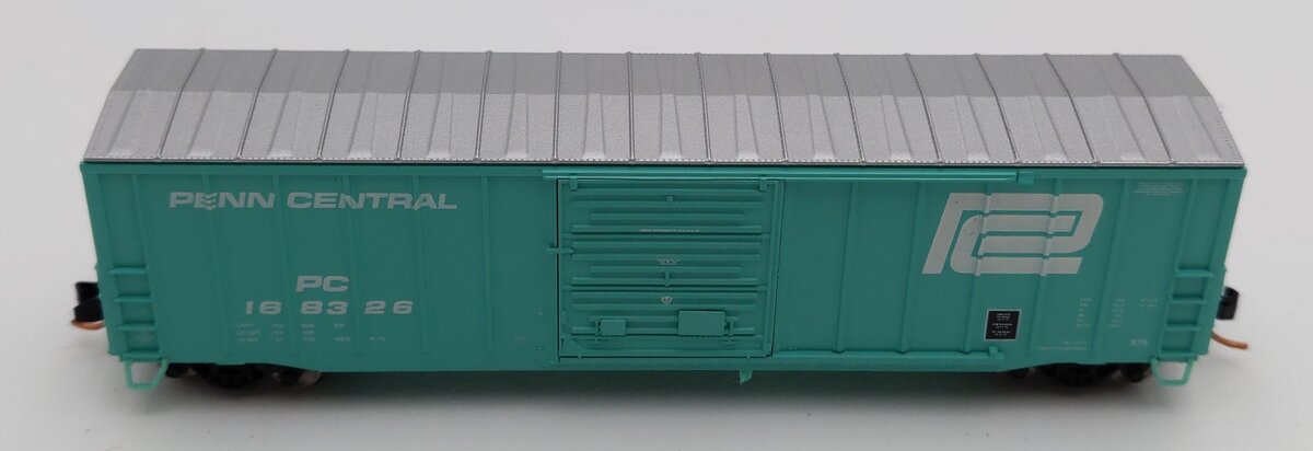 NARC 9602-1 N Scale Penn Central 5077 Pullman Standard Boxcar #168326 LN/Box