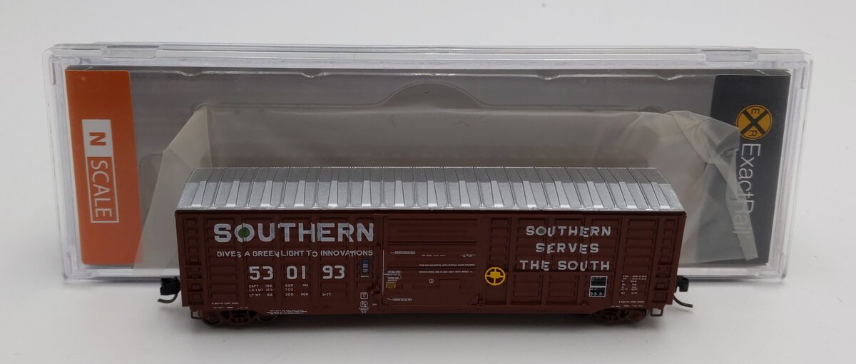 ExactRail EN-50409-5 N Scale Southern P-S 5277 Waffle Boxcar #530193 LN/Box
