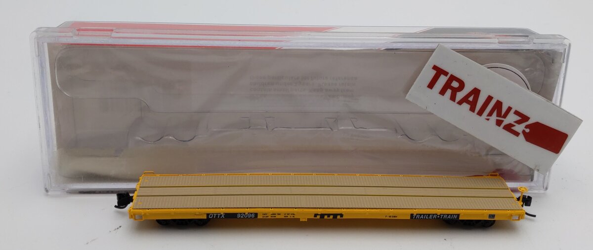 InterMountain 66401-09 N Trailer Train 60' Flatcar #92096 LN/Box