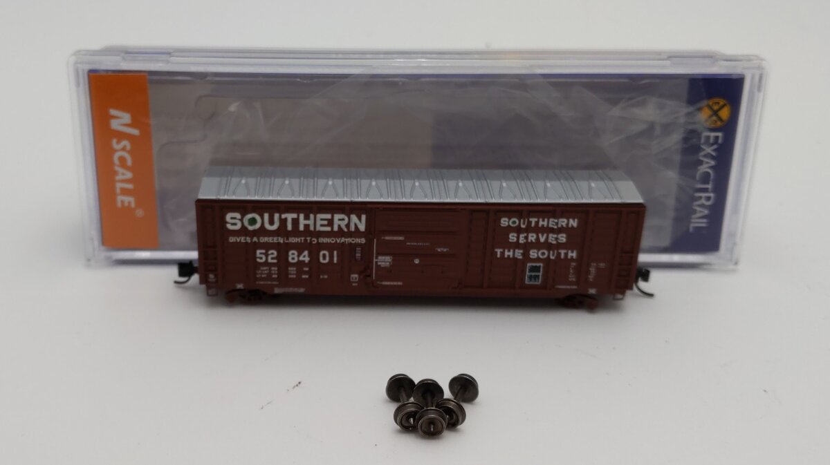 ExactRail EN-50401-6 N Scale Southern P-S 5277 Waffle Boxcar #526401 EX/Box