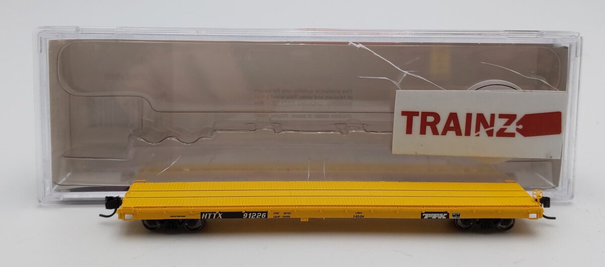 InterMountain 66417-03 N Scale HTTX 60' Flatcar #91226 LN/Box