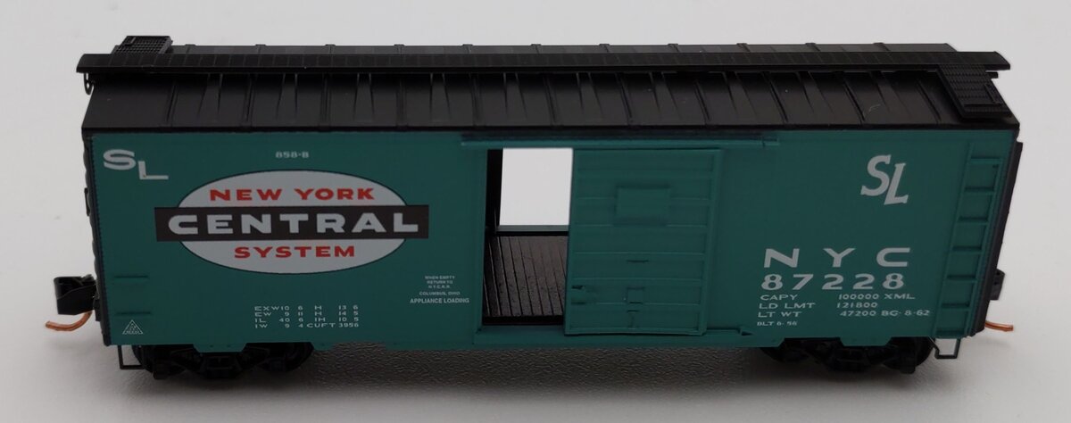 Micro-Trains 2000207 N Scale New York Central 40' Single Door Boxcar #87228 LN/Box