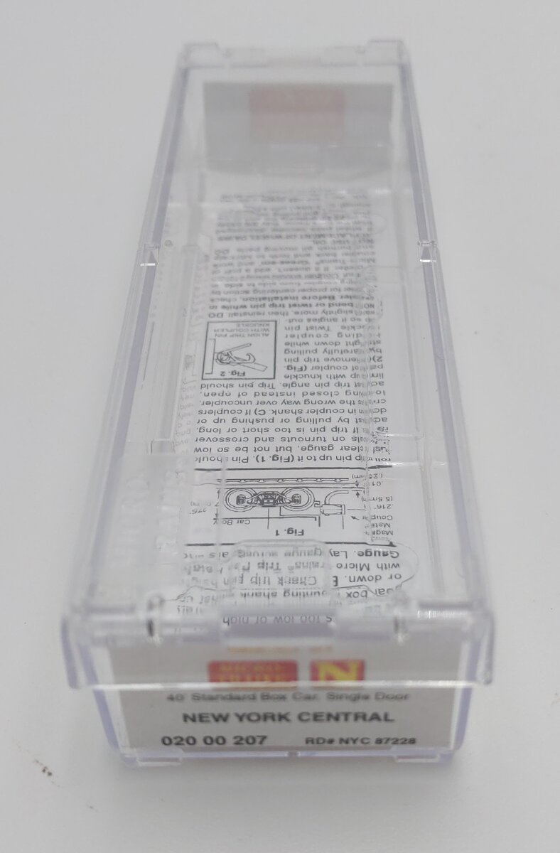 Micro-Trains 2000207 N Scale New York Central 40' Single Door Boxcar #87228 LN/Box