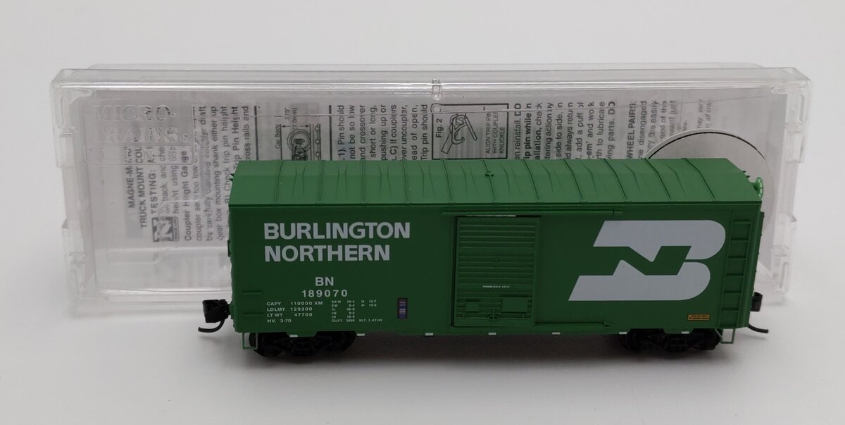 Micro-Trains 07300330 N Burlington Northern 40' Boxcar #189070 LN/Box