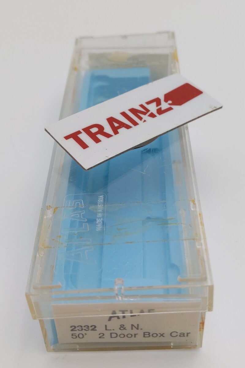 Atlas 2332 N Scale Louisville & Nashville 50' 2 Door Box Car #7424 LN/Box