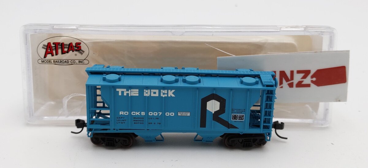 Atlas 31871 N Scale Rock Island PS-2 2-Bay Covered Hopper #500700 LN/Box
