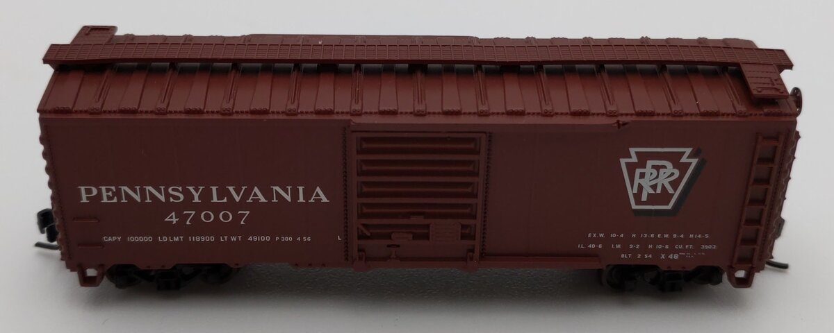 Atlas N Scale T-A 102 40' Pennsylvania Boxcar #47007 LN/Box